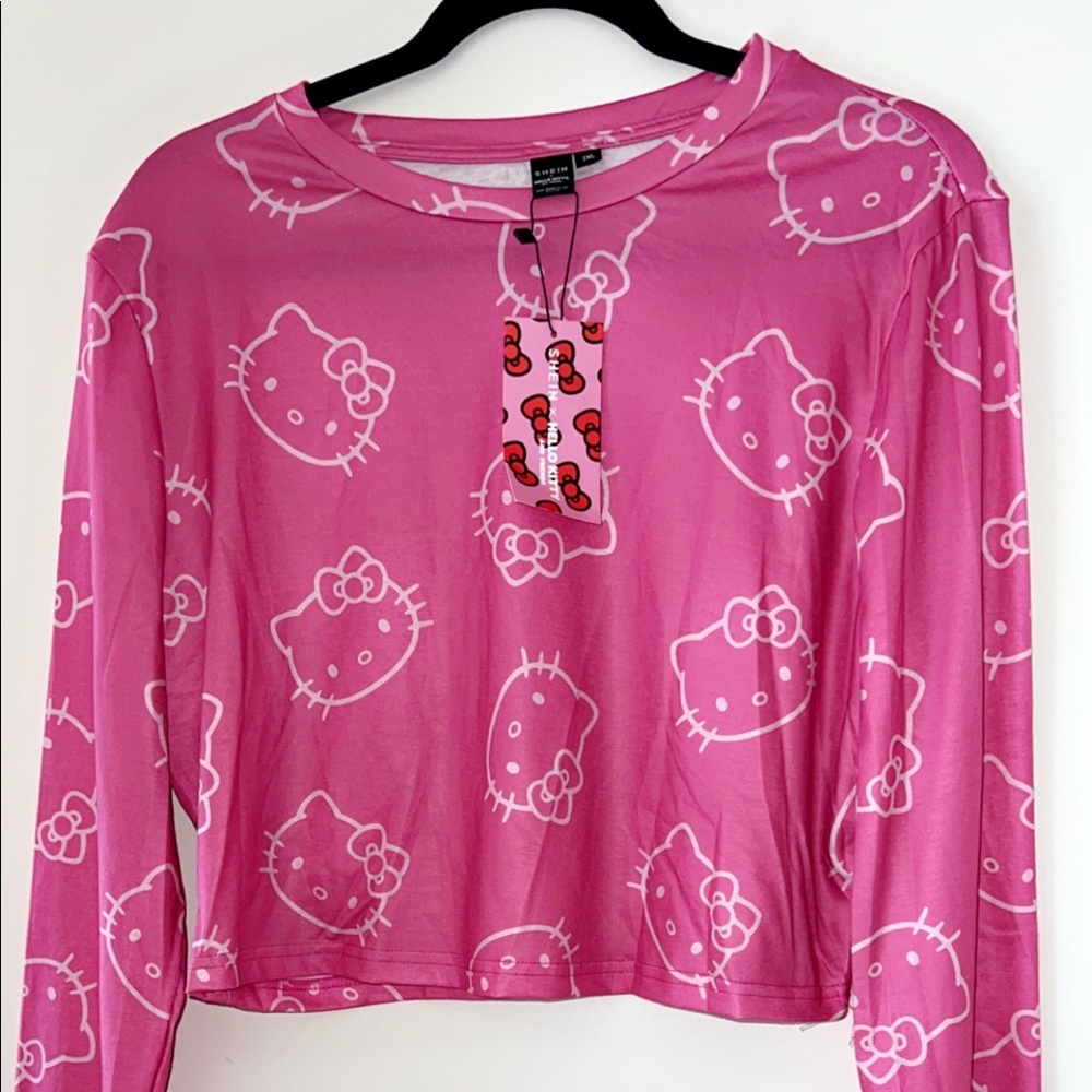 Shein Hello Kitty Crop Top